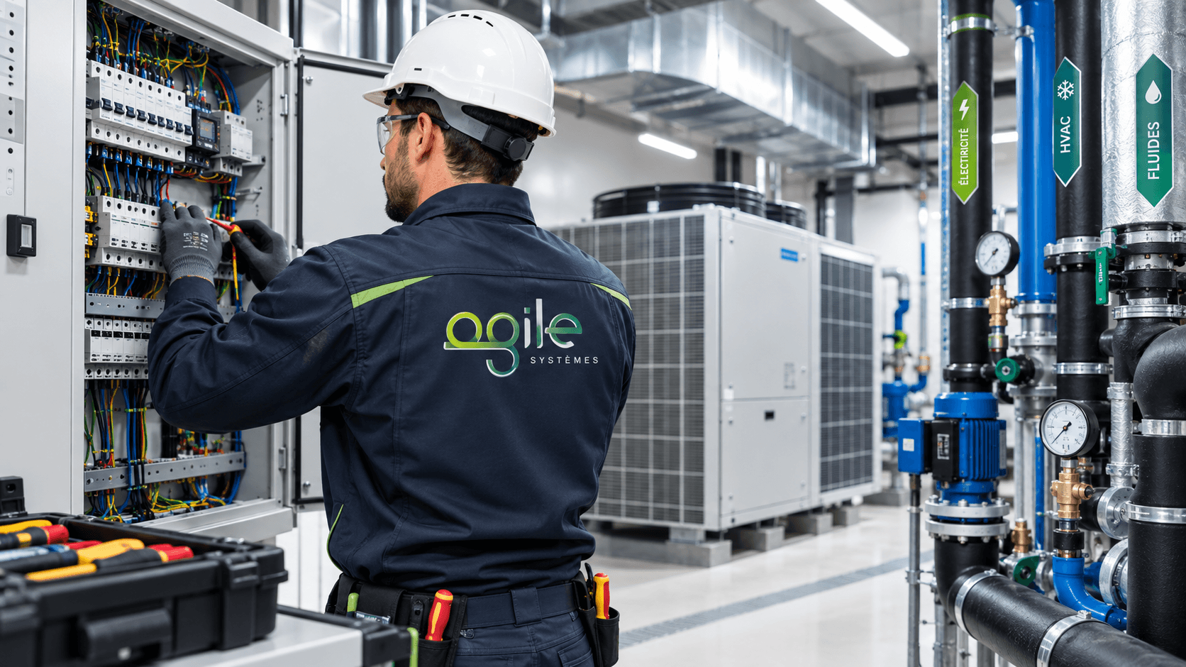 Technicien Agile Systèmes en maintenance multitechnique : électricité, climatisation, HVAC et réseaux de fluides
